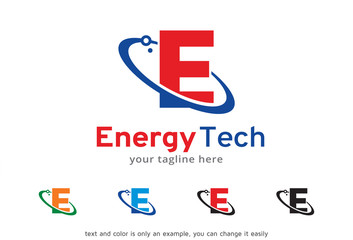 Letter E Logo Template Design Vector, Emblem, Design Concept, Creative Symbol, Icon