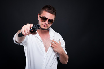 Mafia member trying to kill you