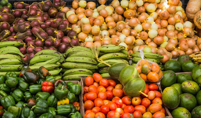 Onions with Peppers and Tomatoes