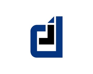 jd letter logo icon template 2