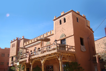 Lehmhaus in Afrika