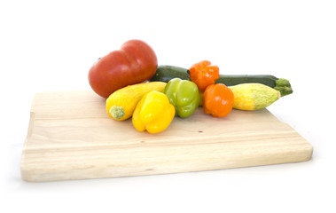 Fresh summer vegetables