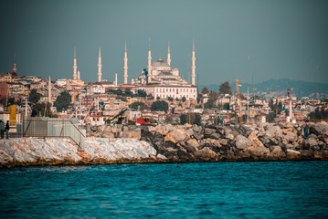 Fototapeta premium Blue Mosque view