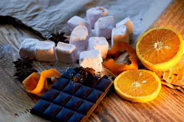 Marshmallow. Air, clouds, springs and just baby Goodies are so nice to throw in the cocoa sitting in the country around the campfire. Feel this atmosphere And emanates warmth.