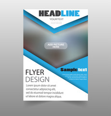 Business annual report brochure flyer design template. Can be use for publishing, print and presentation. Vector. Eps 10