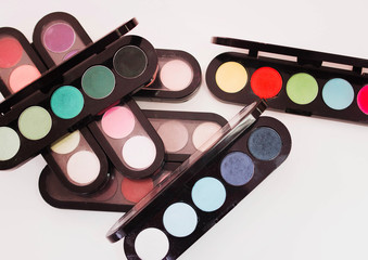 Different makeup palettes