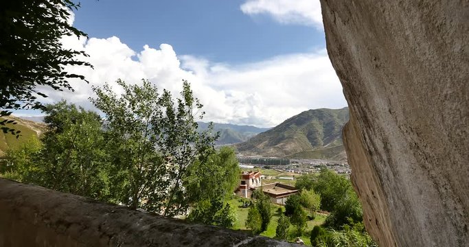 4k lhasa pabangka temple,Tibet.