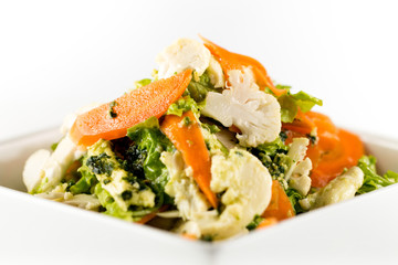 Cauliflower carrot salad