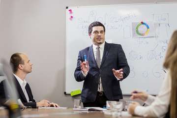 Business People Meeting Conference Discussion Corporate Concept,business team,business partners discussing documents and ideas,Business conference in a modern office,close up