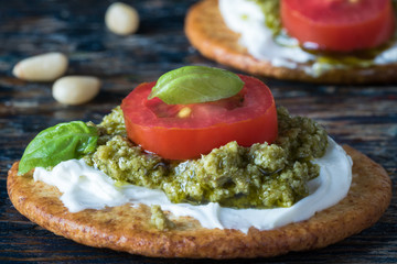 Basil Pesto Appetizer