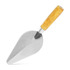 Trowel on isolated white background