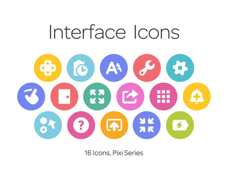 Interface Icons, Pixi Series