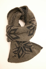  scarf for man with pattern and color, isolated