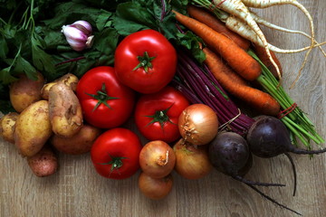 Mixed vegetables from local grocery store 
