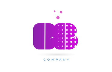 bb b b  pink dots letter logo alphabet icon