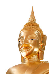 Gloden buddha statue.