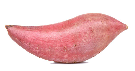 Sweet potato isolated on the white background
