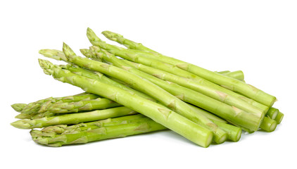 Asparagus isolated on the white background