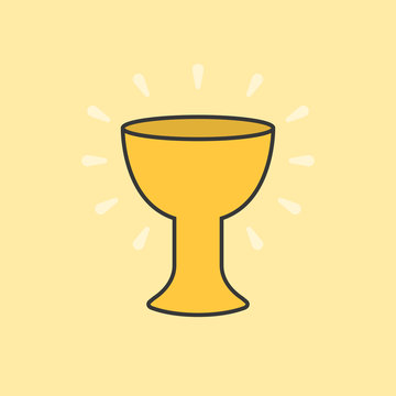 Holy Grail Color And Outline Icon