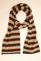  scarf for man with pattern and color, isolated