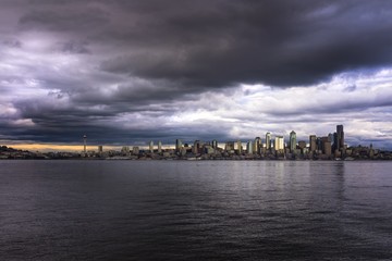 Fototapeta premium Seattle City Skyline