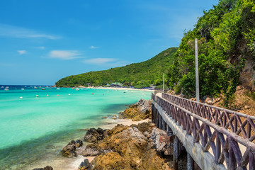 Tropical island Koh Larn in Thailand
