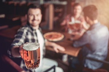 Men in bar