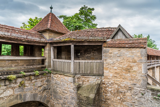 Teil der Stadtverteidigung der Altstadt von Rothenburg ob der Tauber