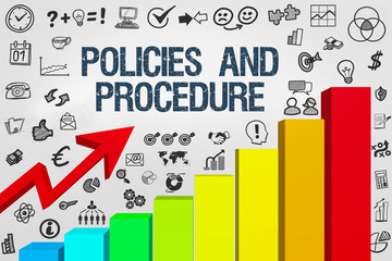 Policies and Procedure / Diagramm mit Symbole