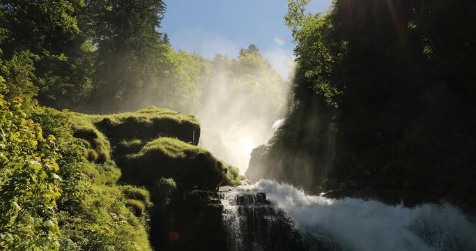 Waterfall Giessbach in the Bernese Oberland, Switzerland