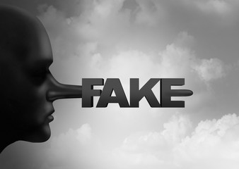 Fake Media Concept - obrazy, fototapety, plakaty