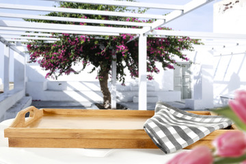 white table background space 