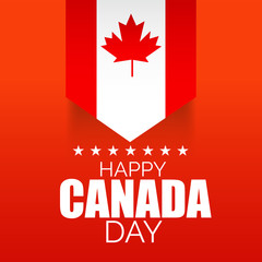 Fototapeta na wymiar Happy Canada Day.
