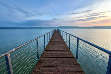 Fototapeta premium Lago in Toscana