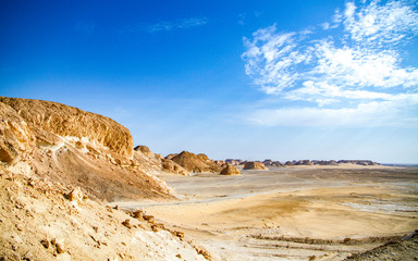 A stunning view of the Western Desert, Farafra, Egypt.