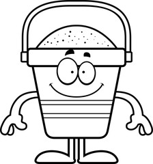 Happy Cartoon Beach Bucket