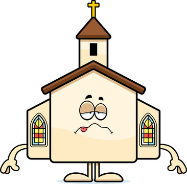 recommend clip art: Sick Cartoon Church