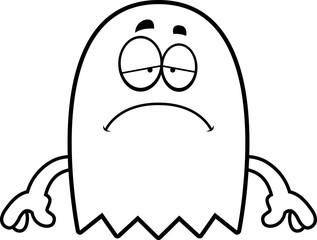 Sad Cartoon Ghost