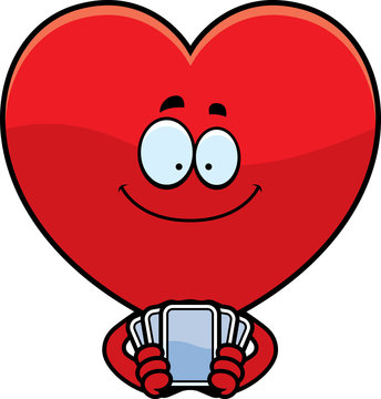Cartoon Heart Playing Cards