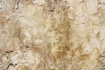 Dark light textured rouhg gray brown cement wall monochrome. Grunge vintage horizontal background.