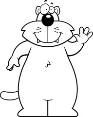Cat Waving