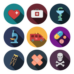 modern medicine icons