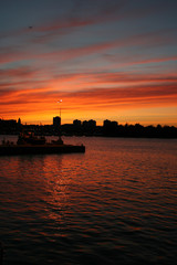 Fototapeta premium Sunset in Helsinki