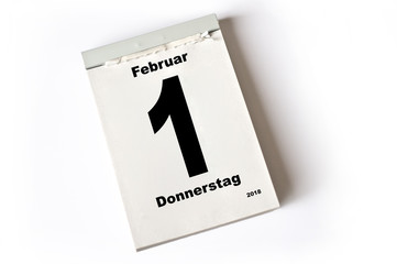 1. Februar 2018