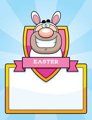 Cartoon Easter Bunny Man Graphic