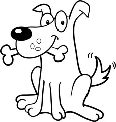 Obraz premium Dog Bone