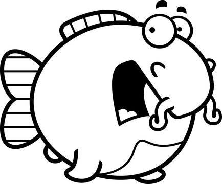 recommend clip art: Scared Cartoon Catfish