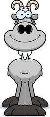 Obraz premium Smiling Cartoon Goat