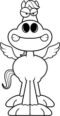 Angry Cartoon Pegasus
