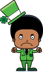 Cartoon Angry Irish Boy